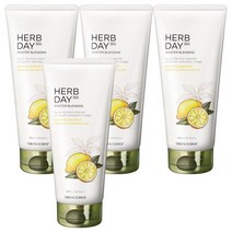 더페이스샵 허브데이 365 블렌딩 클렌징폼 레몬&자몽 170ml, 4개