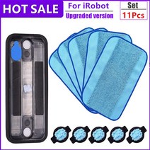 로봇 청소기 걸레 필터 교체 부품 키트 물통 패드 iRobot Braava 320 380 Mint 4200 5200 질 진공 보충 물통, 11개