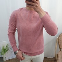굿데이마이트 24 Color 남녀공용 부드러운 캐시미어 라운드 니트