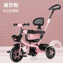 피닉스 유아 어린이 세발 자전거 유모차 아기, 엘피닉스  빌파우더   쓰리인원 티타늄 아이들