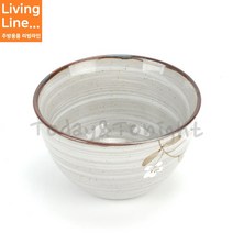 Kitchen 예쁜 도자기 밥그릇 레트로 설화 공기 밥공기 업소용 한식 가정용 식기, ♡로코 설화 공기♡, [ 1개 ]