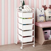 서랍형 이동식 이케아 주방 거실 6단 트롤리 다용도정리 수납선반 바퀴달린 카트