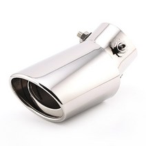 머플러팁 1Pcs 스테인레스 스틸 배기 파이프 머플러 Tailpipe 팁 기아 포르테 Cerato K3 2009-2023 후면 꼬, 09 1Pcs-Pipe bend