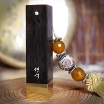 수제인감도장 황동 흑단목 직인 제작 아기 개인 법인 외국인 선물 제작 높은이름, 07_[추가]프리미엄태슬(부엉이R)높은이름옵션