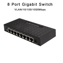 네트워크 스위치 8포트 기가비트 스위치 101001000mbps vlan 허브 이더넷, 협력사