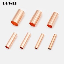 동슬리브 전기부품 100pcs gt 구리 연결 파이프 와이어 조인트 구리 튜브 구리, 4mm
