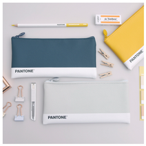 블루레이크 펜톤 PANTONE 플랫형 필통, 네이비