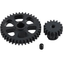 업 그레 이드 부품 금속 38T 감속 기어 17T 모터 Wltoys A949 A959 A969 A979 K929 RC 자동차 원격 제어 장난감 예비, [01] 17T