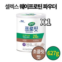 셀렉스 스포츠 웨이 프로틴 파우더 초콜릿 남성 여성 성인 무지방 무설탕 프리미엄 분리유청 단백질 코코아 BCAA 류신 발린 운동 전 후 근육 건강 락토프리 분말 가루 추천, 1통, 627g