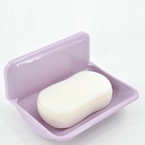 선반 싱크대 헴라인 점착 물빠짐 비누 케이스 주방 욕실 심플 무타공 진열장 수납정리대 제조업자 1943735556, 2151 (한 카드 1개 ), 마카롱 노르딕 보라색