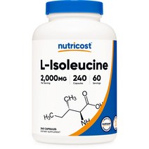 Nutricost 엘 이소류신 2000mg 240정 뉴트리코스트 L Isoleucine 미국 직구 사은품 추가증정