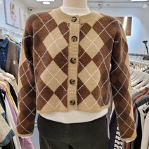 [메종블랑쉬] NC14 아가일패턴가디건 아가일패턴가디건 M224JKTA18