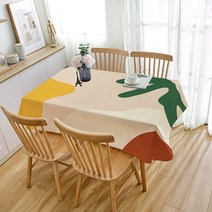 COZYARD 북유럽 방수 테이블 보 캠핑 파티 생일 다인용 식탁보 13컬러 다규격, 90*90cm, ZB311