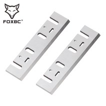 전기 대패 목공 기계FOXBC-155x32x3mm HSS 접합기 블레이드 Ryobi JP155 Makita 1805N 전기 대패용 2 개, 한개옵션0