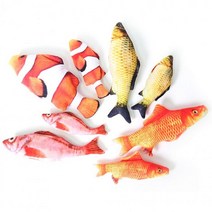 애구애구 고양이 캣닢 물고기 장난감 (20~30cm), 1개, 꽁치 소