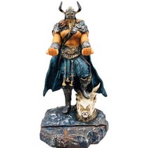 펜트레이 메모 볼펜 만년필 홀더 전시대 피규어 고급, 무릎 꿇는 모델(도끼)