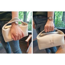 2+1 골프 라운딩 파우치 골프공주머니 골린이 봄 골프장 화장품 간식, 오렌지3