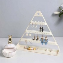 기타 [마물샵]3단귀걸이목걸이액세서리진열대행거(화이트), 기본