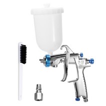 다용도400cc 컵 1.0/1.3/1.5/1.8mm 노즐 W-101 미니 에어 페인트 스프레이 건 브러시 HVLP 자동차 에어로그, 06 nozzle 1.3mm H-4