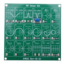 RF Demo Kit Filter Attenuator For Nano VNA Vector Network Analyzer RF Tester Board, 하나, 초록