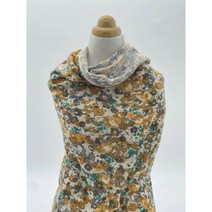 혼방TC 다이마루원단 예쁜 꽃무늬 브라우스 원피스 셔츠 가벼운 여름원단