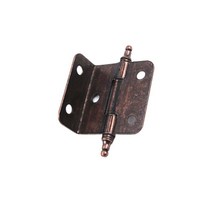 1+1 L경첩 40x18T 밤색 목재 나무 가구 소형문, 20개