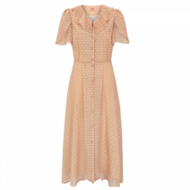 민타레트로 Minta R Cora Orange Long Dress (8465903)