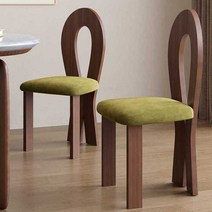 인테리어 식탁의자 카페 호텔 원목 디자이너 체어, 레트로 블랙