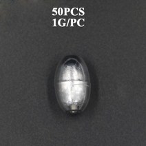 50pcs 올리브 모양 싱커 순수한 리드 낚시 싱커 스포츠 야외 공급 전문 피셔 호수 바다 강, CHINA