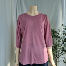 [오는정패션] 엄마 할머니 중년여성 봄 여름 라운드 티 60 70대 80대 옷선물