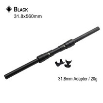 자전거핸들높이 조절 로드 픽시 하이브리드 자전거 일체형 핸들바 드롭바 25.4 31.8560 660mm 알루미늄 합금 산악 접이식 킥 스쿠터 90도 접이식, 31.8x560mm