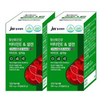 JW중외제약 항산화건강 비타민E & 셀렌 60정, 2개입, 60캡슐