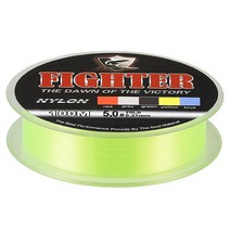 낚시줄 낚시용품 SeaKnight-100M 전투기 낚싯줄 초강력 2-35LB 모노필라멘트 라인 일본산 소재 잉어 낚시, 09 35LB  0.500mm, 02 Yellow_07 35LB  0.500mm