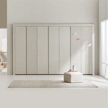 한샘 아트월 붙박이장 대칭형 3700~3800_고급형, B형 : 머쉬룸그레이(B)