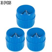 동파이프 에어컨 배관 커버 호스 핸들 황동 알루미늄 파이프 리머 금속 내부 외부 챔 퍼링 디버링 도구 버 리무버 수동 구리 튜브 연마, 03 3 PCS