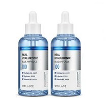 웰라쥬 리얼 히알루로닉 블루 앰플, 75ml, 2개