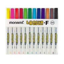 모나미 중간글씨용 네임펜 12색 세트, 9세트