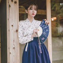 생활한복세트 보라빈 저고리 + 차미 허리치마 벚꽃여행ver.