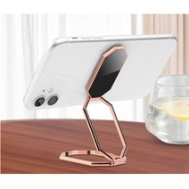 침대 누워서 스마트폰 간편하리 거치대 스마트링 관절거치대, 블랙