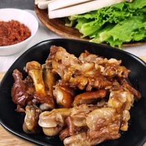 [식품의즐거움] 슬라이스 미니족 300g 새우젓 증정, 단품