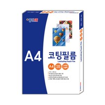 종이나라 라미네이팅 코팅필름 A4 100mic 100매, 단품