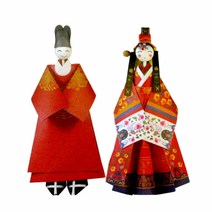 이지피아 스쿨문구 궁중의상 종이접기 곤룡포활옷 diy 만들기, 단품