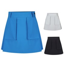 [골프공장] 여성 골프스커트 빅 아웃포켓 골프 치마 스판 큐롯 골프 스커트