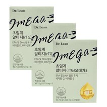 닥터린 초임계 알티지 오메가3 1025mg x 30캡슐 3개