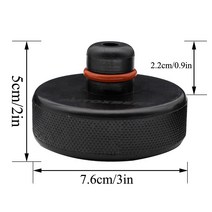 자동차 유압 자키 차량 리프트 작기 자동차 고무 잭 패드 어댑터 수리 도구 프레임 보호대 테슬라 모델 S 3, 한개옵션0