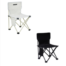 1+1 경량 로우 백팩킹 캠핑용 체어 낚시 바베큐 bbq 접이식 폴딩 의자, 블랙 M