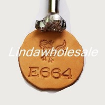 가죽 각인 스탬프 불도장 가죽 조각 인쇄 도구 스탬프, 05 E664