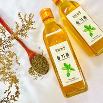 청양농부 100%국내산 저온압착 들기름, 1개, 180ml