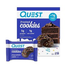 Quest Nutrition 초콜릿 케이크 포레스티드 쿠키 8개, 8 Count (Pack of 1), Birthday Cake