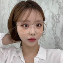 VANANA2 남자 여자 사각 라운드 뿔테 투명 안경테